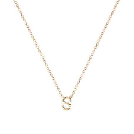 Diamond necklace Round Line S