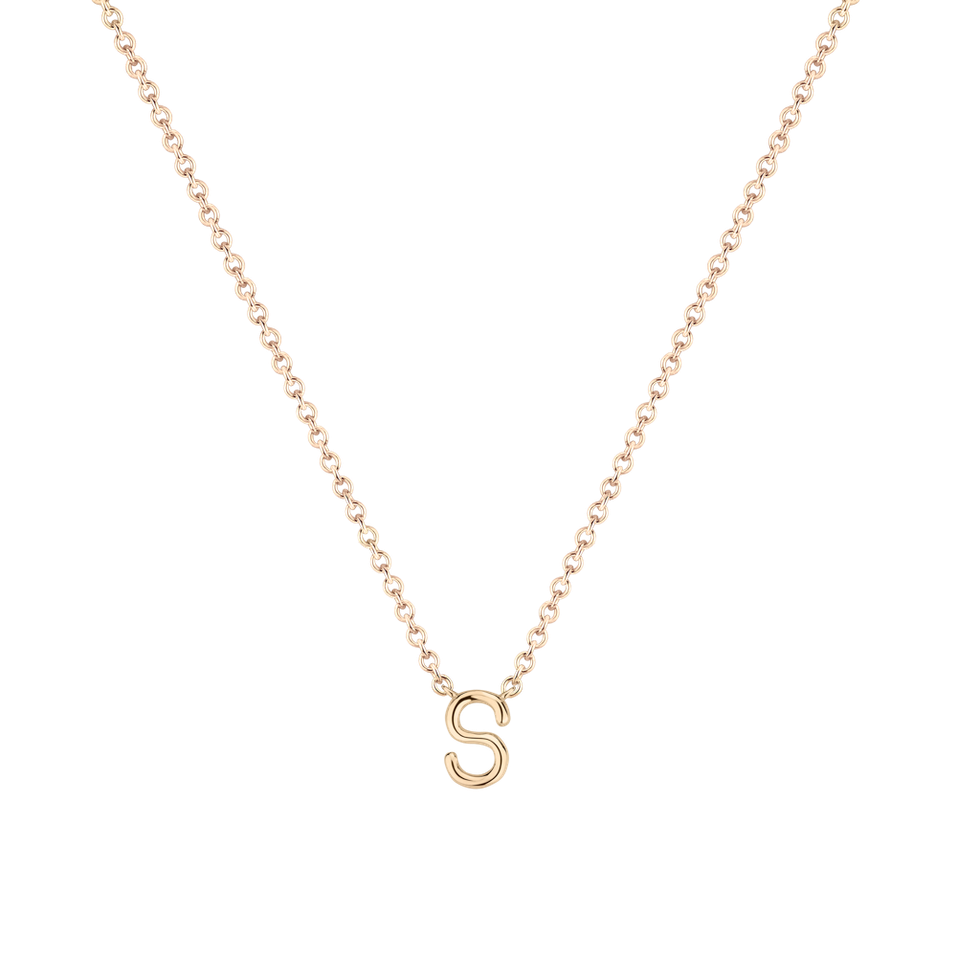 Diamond necklace Round Line S