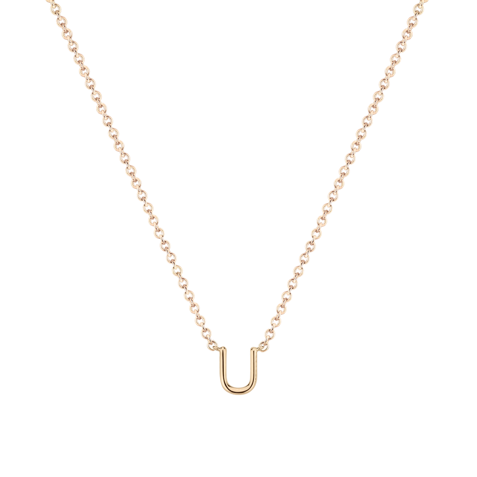 Diamond necklace Round Line U