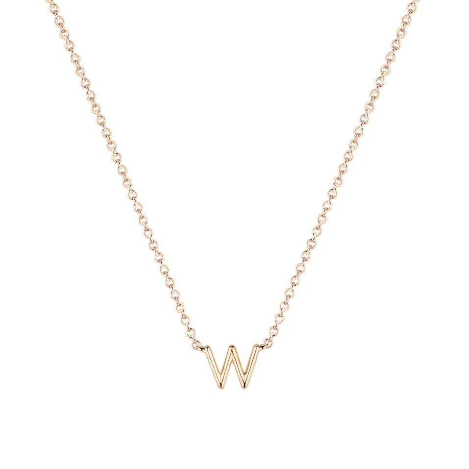 Diamond necklace Round Line W