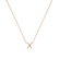 Diamond necklace Round Line X2