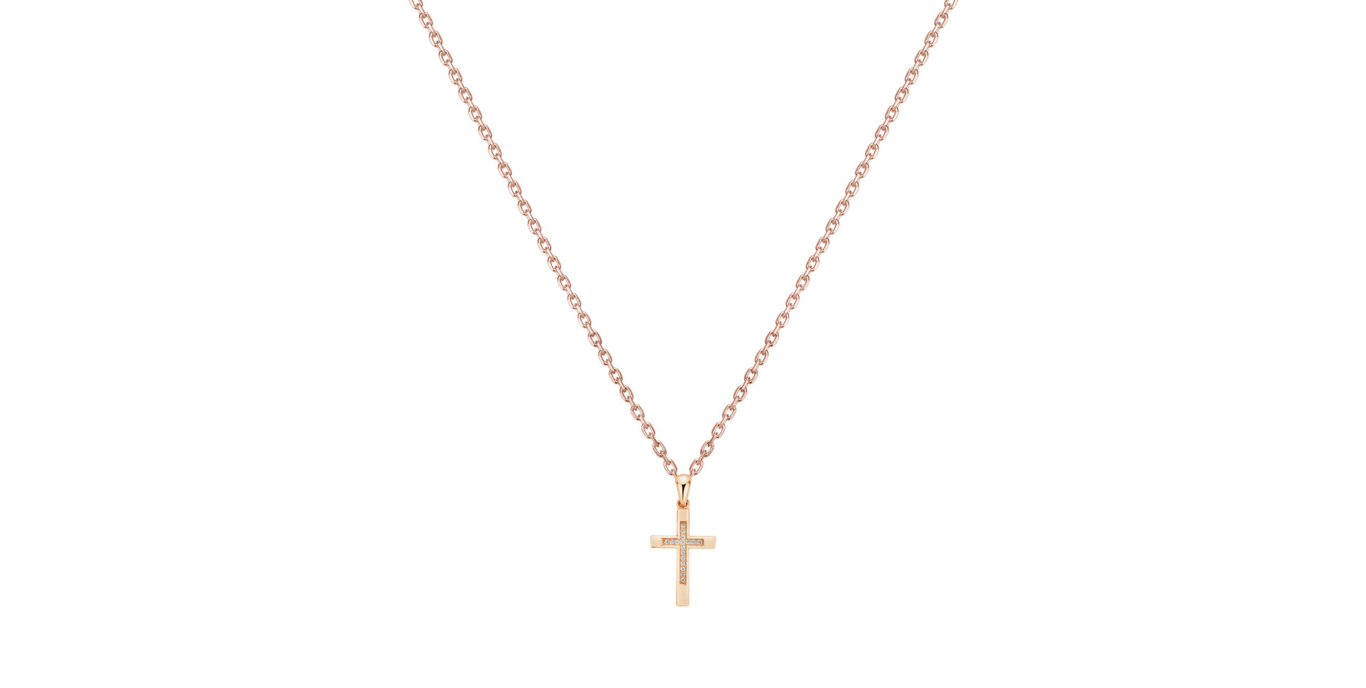 Diamond pendant Cross