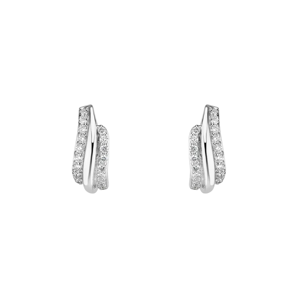 Diamond earrings Sparkling Sea