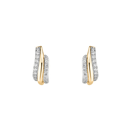Diamond earrings Sparkling Sea