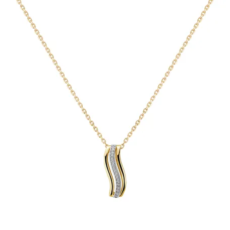 Diamond pendant Midnight Sea