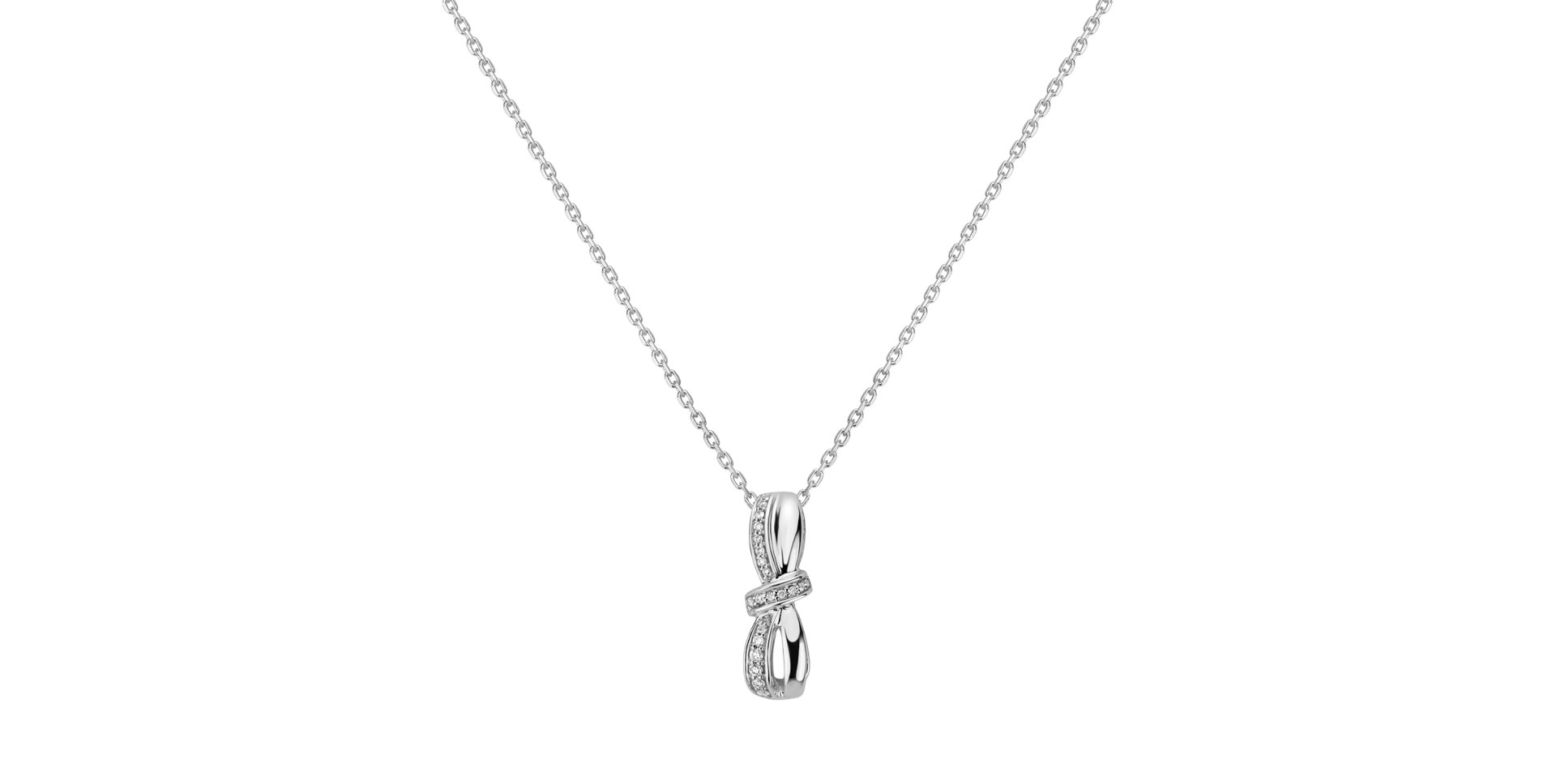 Diamond pendant Essential Ribbon