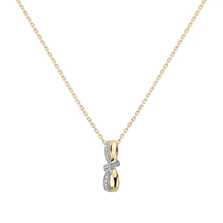 Diamond pendant Essential Ribbon