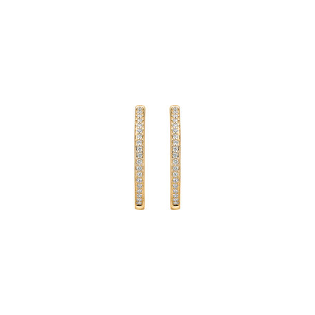 Diamond earrings Shiny Loop
