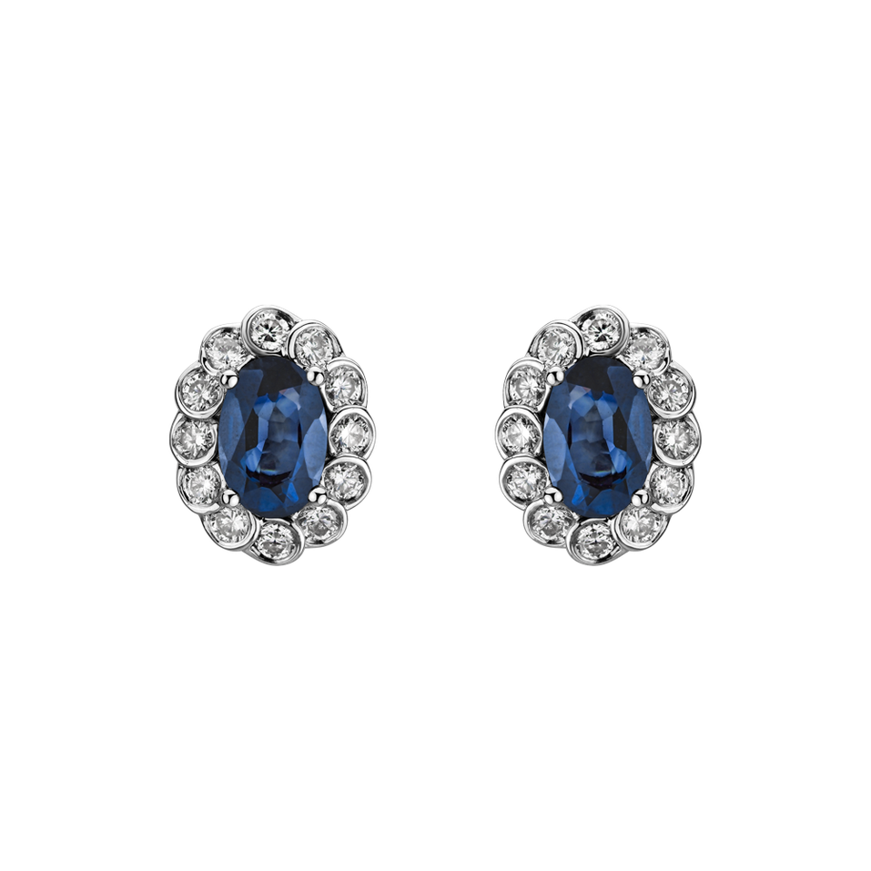 Diamond earrings with Sapphire Brilliance