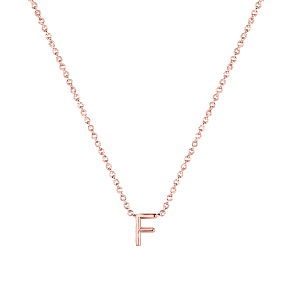 Diamond necklace Round Line F