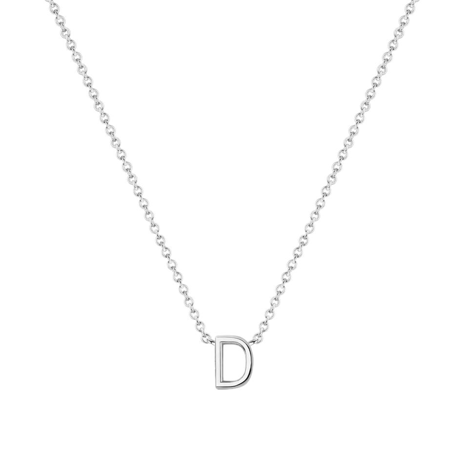 Diamond necklace Round Line D