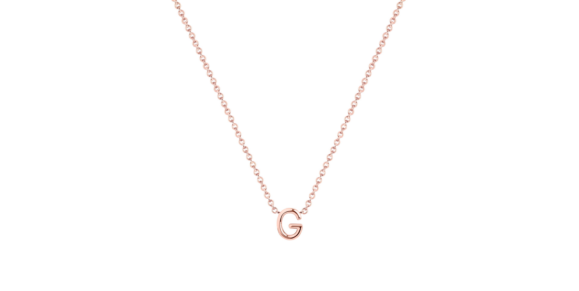 Diamond necklace Round Line G