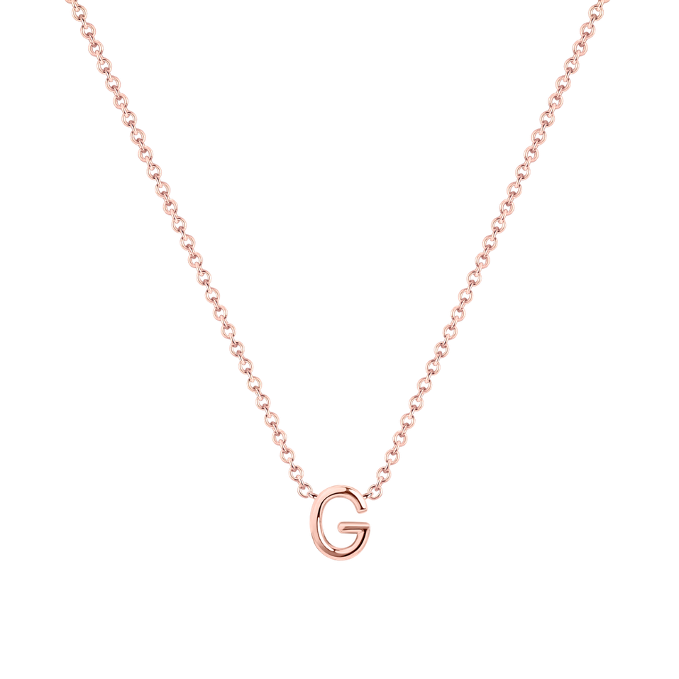 Diamond necklace Round Line G