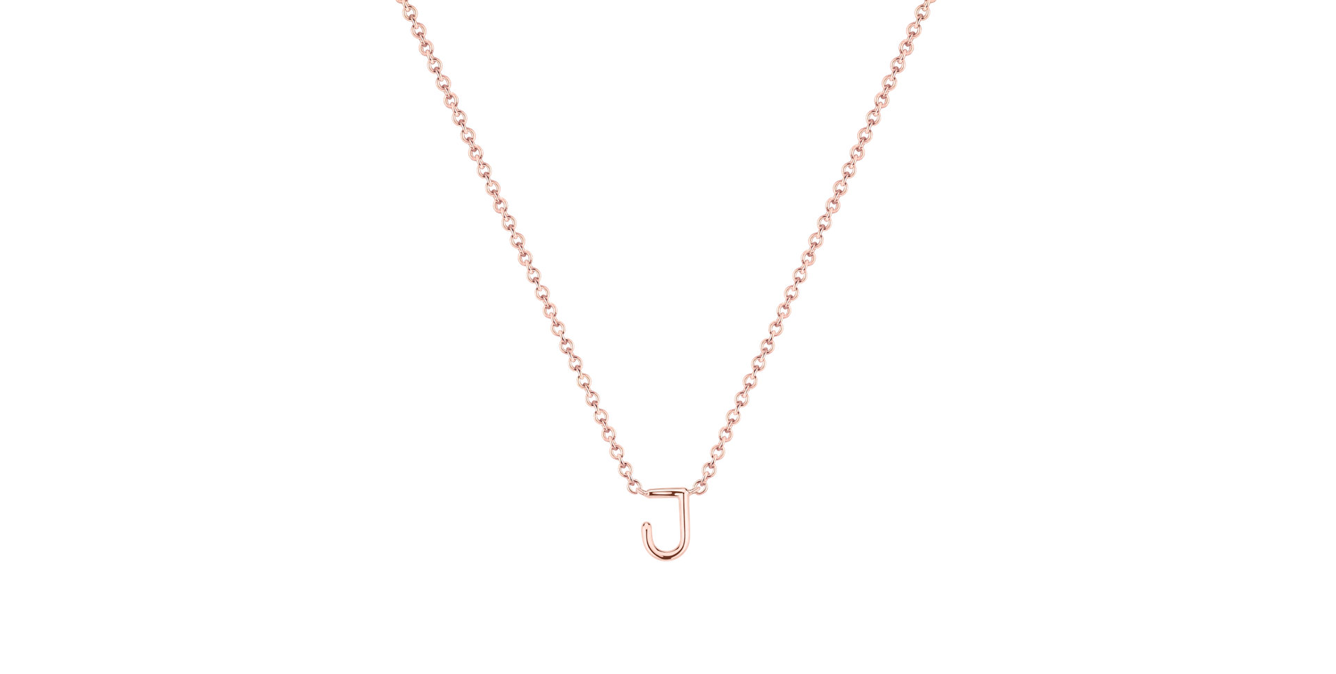 Diamond necklace Round Line J