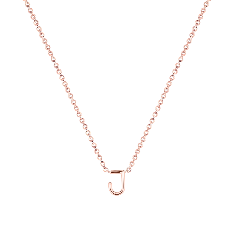 Diamond necklace Round Line J
