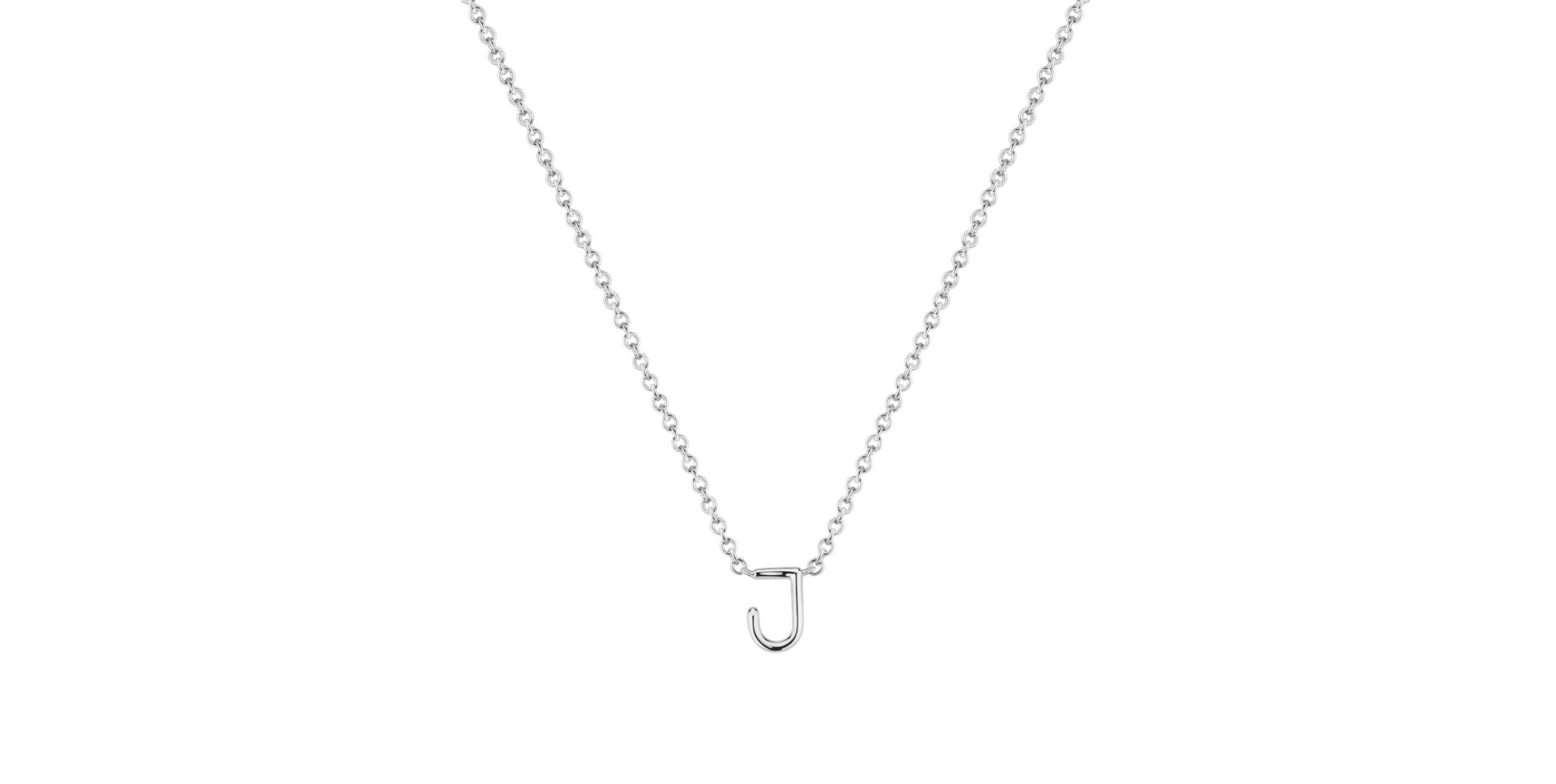 Diamond necklace Round Line J