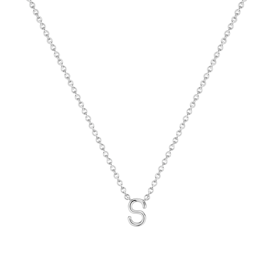 Diamond necklace Round Line S
