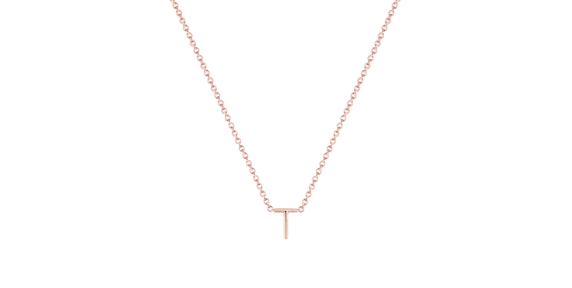 Diamond necklace Round Line T