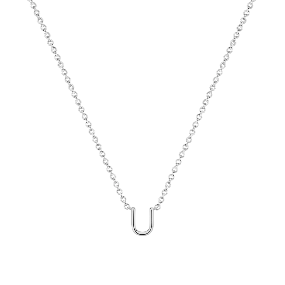 Diamond necklace Round Line U