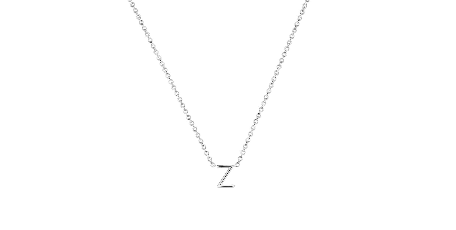 Diamond necklace Round Line Z