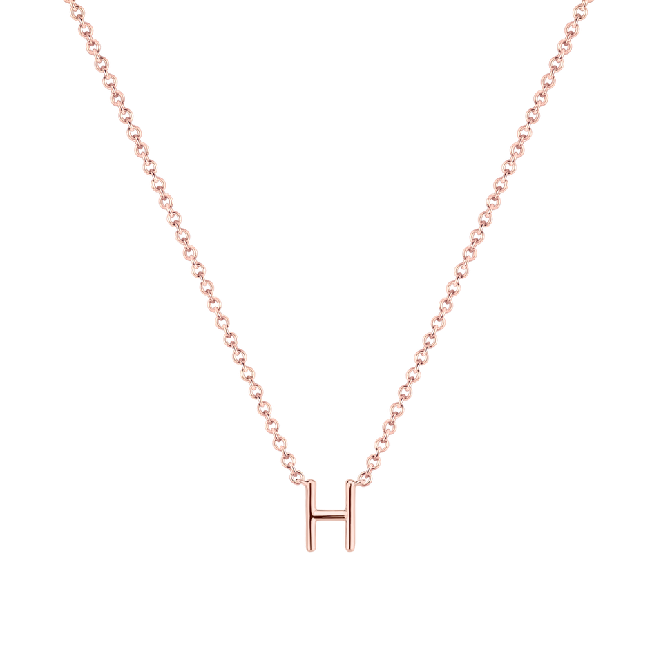 Diamond necklace Round Line H