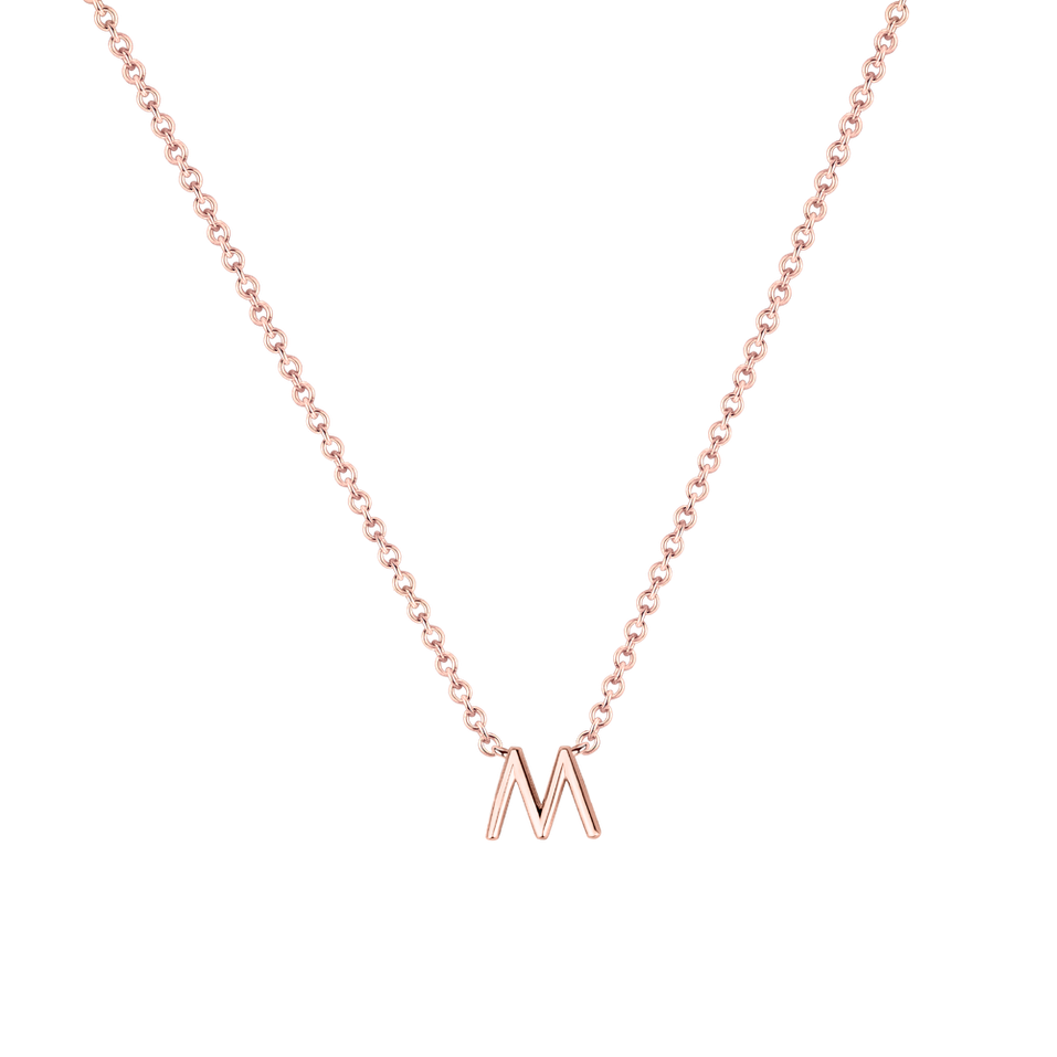 Diamond necklace Round Line M