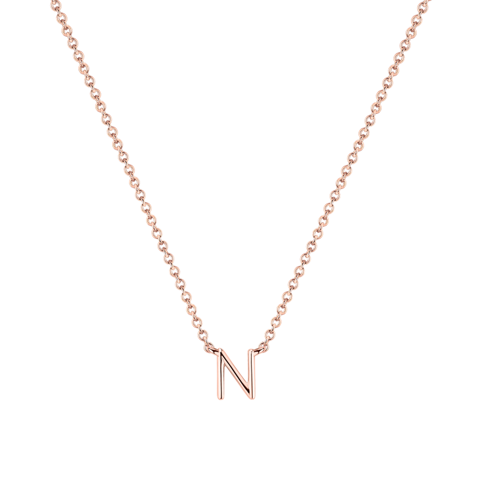 Diamond necklace Round Line N