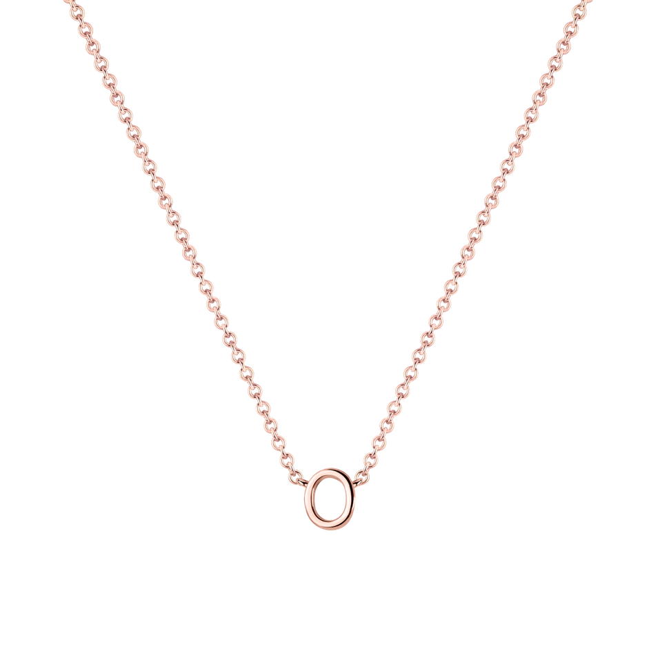 Diamond necklace Round Line O