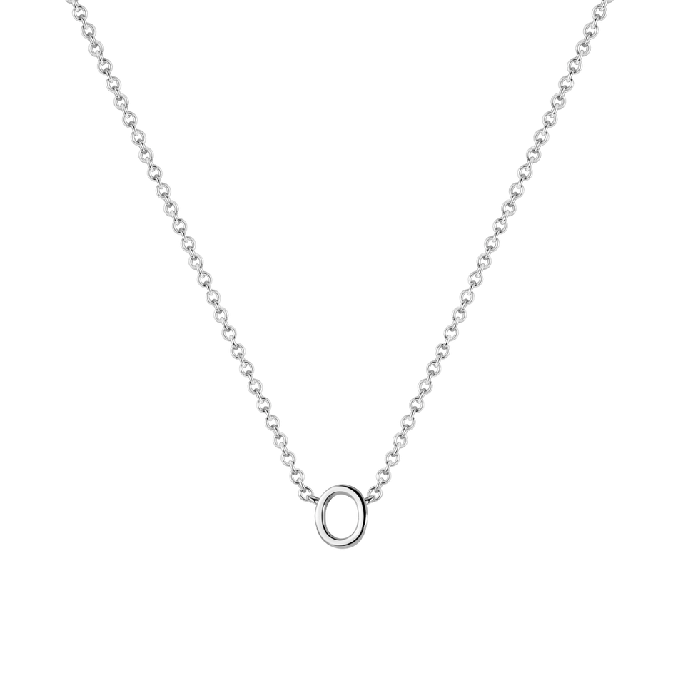 Diamond necklace Round Line O