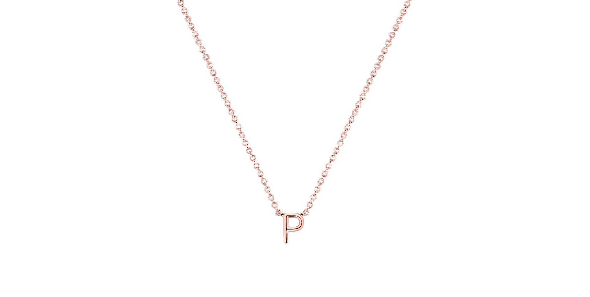 Diamond necklace Round Line P