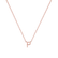 Diamond necklace Round Line P2