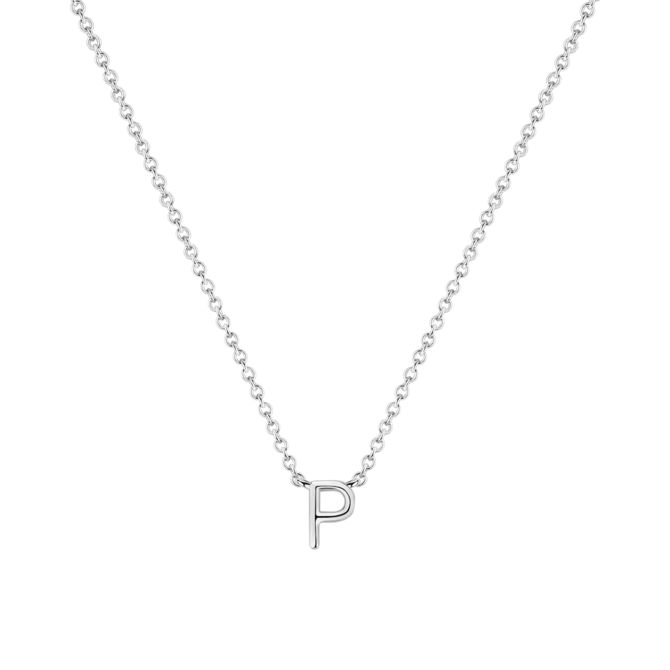 Diamond necklace Round Line P
