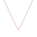 Diamond necklace Round Line V2