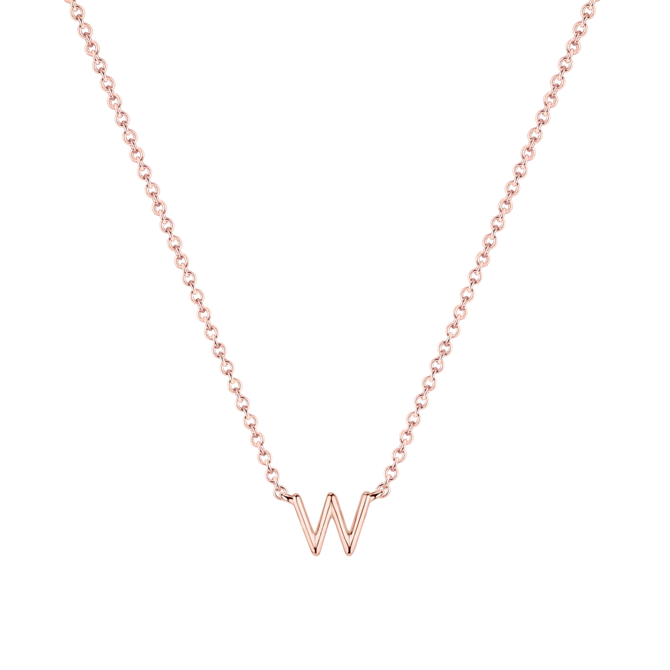 Diamond necklace Round Line W