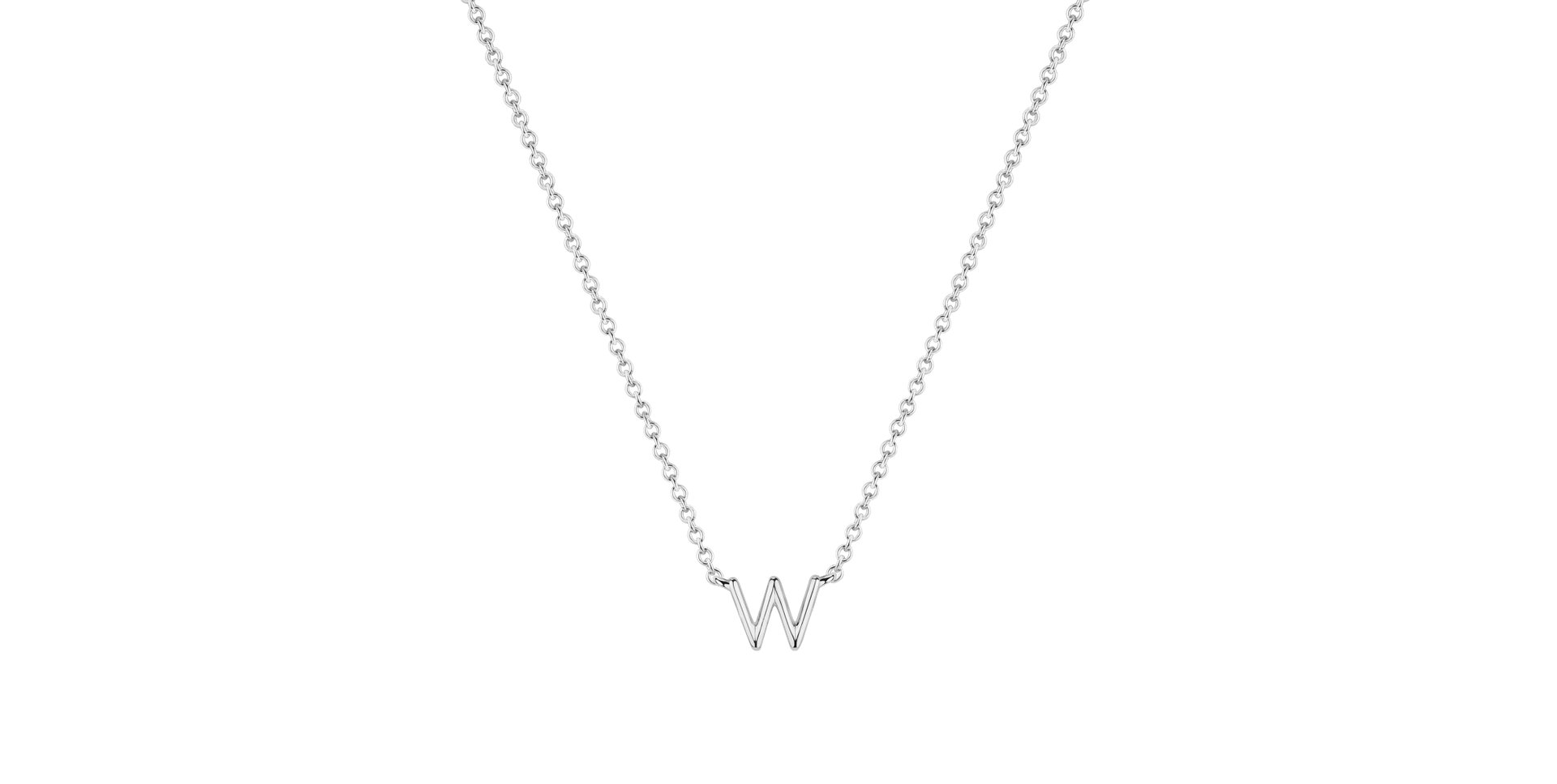 Diamond necklace Round Line W