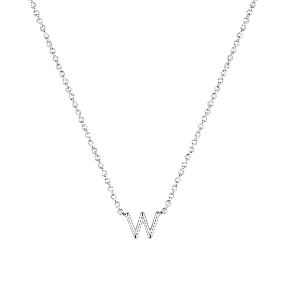 Diamond necklace Round Line W