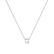 Diamond necklace Round Line Q2