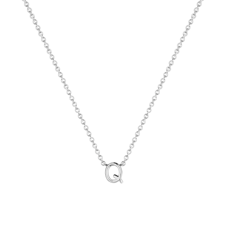 Diamond necklace Round Line Q