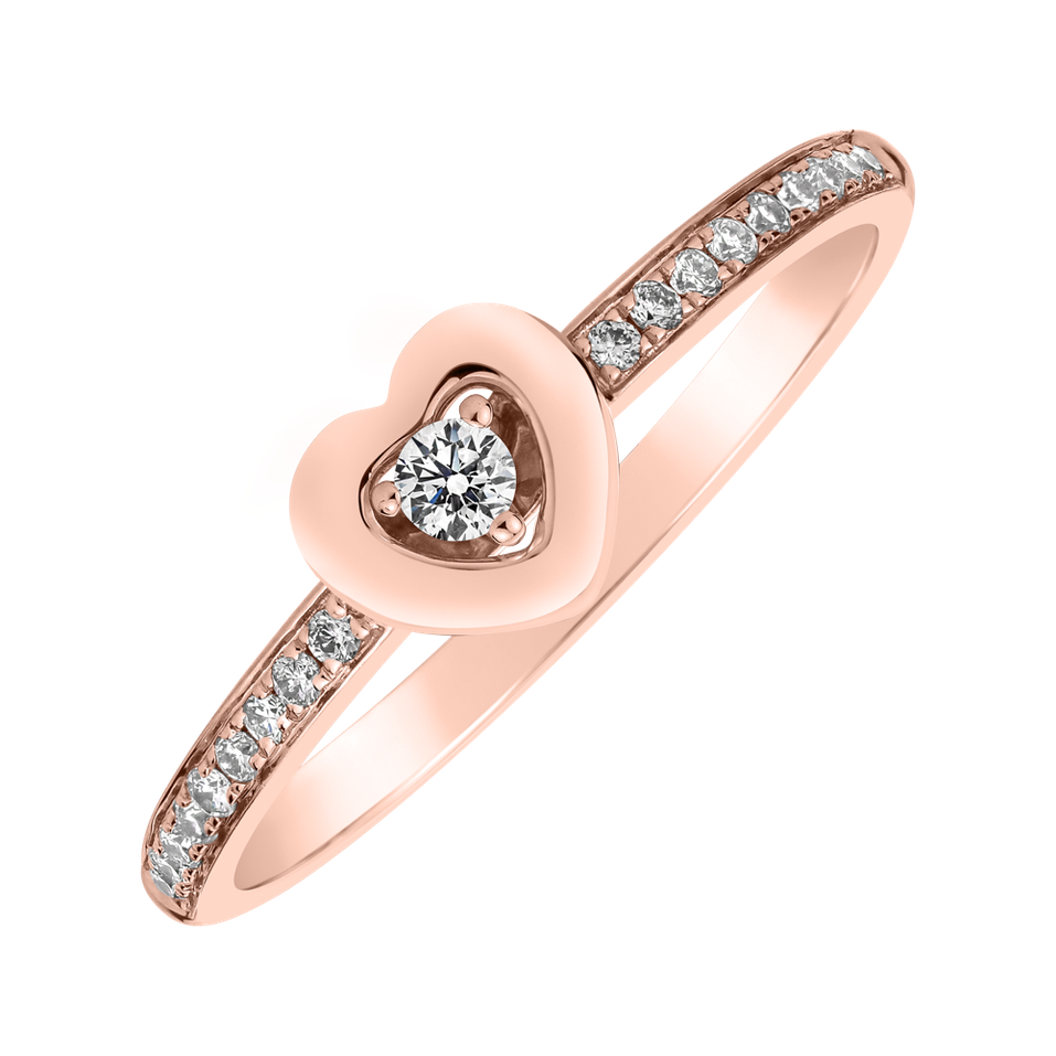 Diamond ring Tender Heart