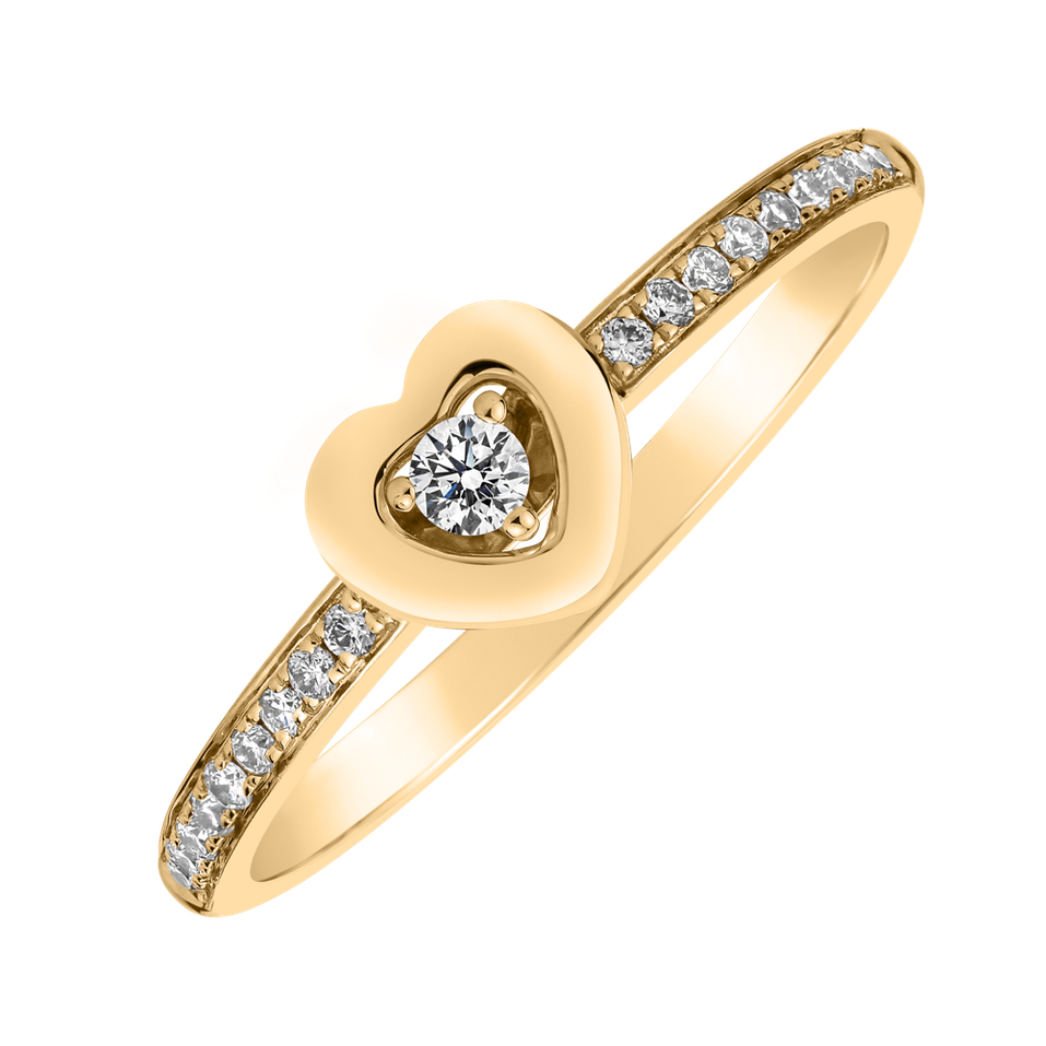 Diamond ring Tender Heart