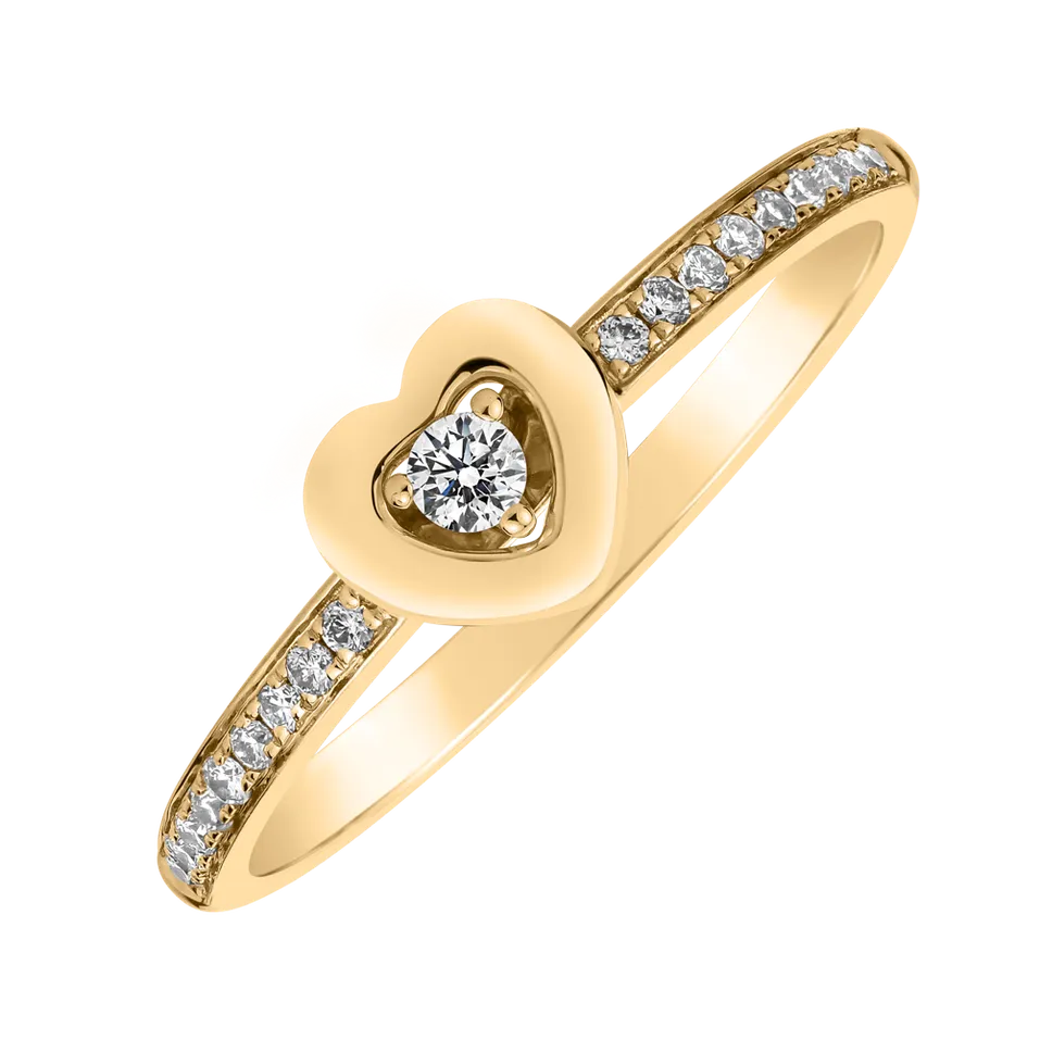 Diamond ring Tender Heart