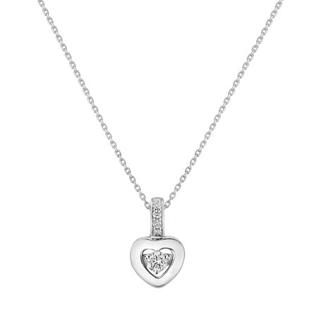 Diamond pendant Petite Heart