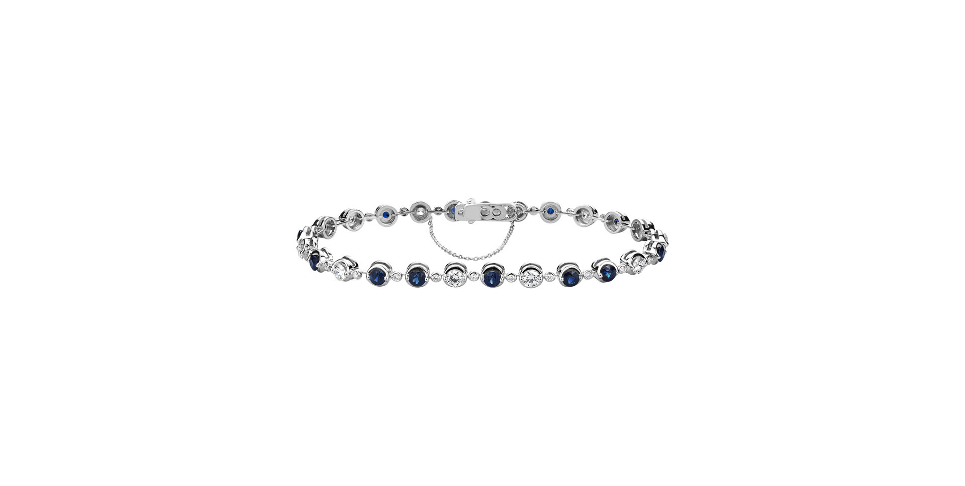 Diamond bracelet with Sapphire Sapphire Poetry