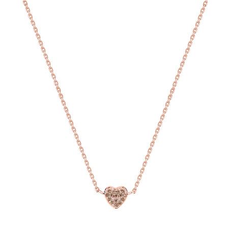 Diamond necklace Tender Heart