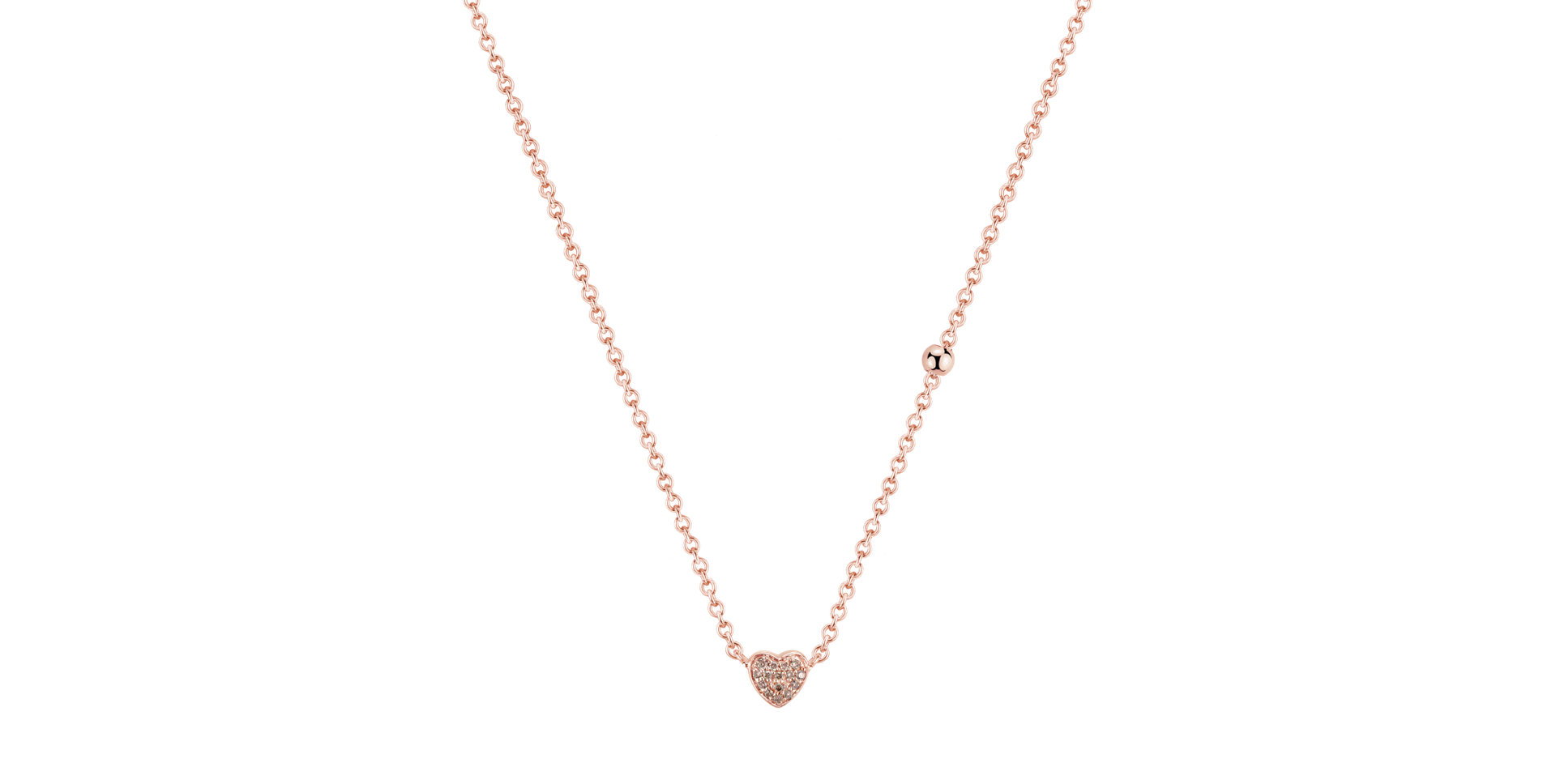 Diamond necklace Tender Heart