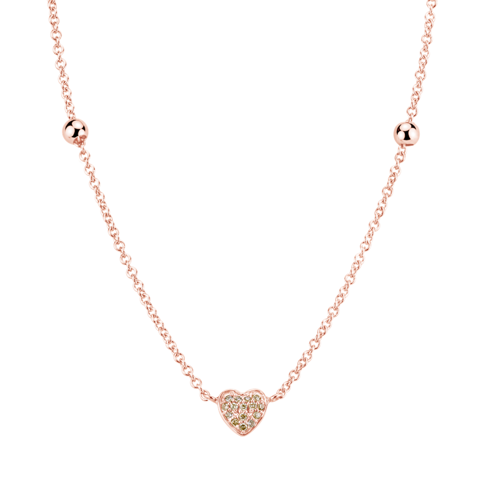 Diamond necklace Tender Heart