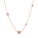 Diamond necklace Tender Heart2