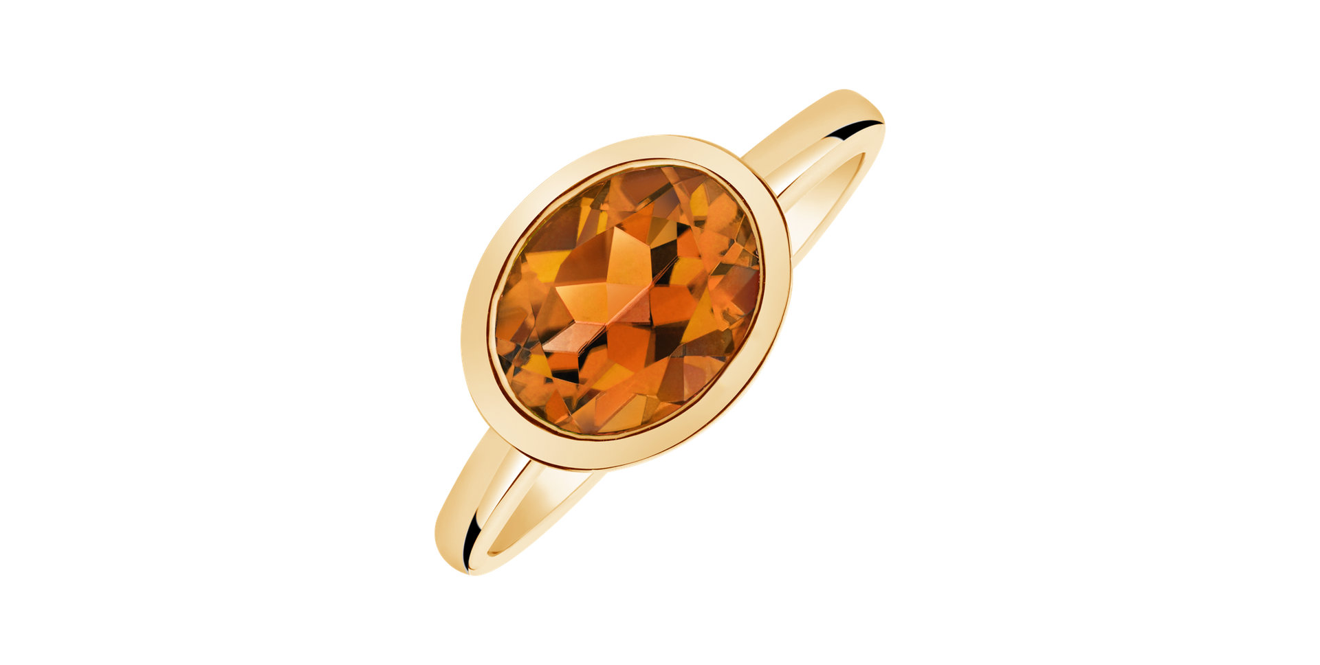Ring with Citrine Madeira Bonbon