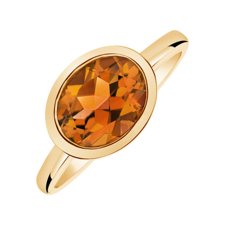 Ring with Citrine Madeira Bonbon