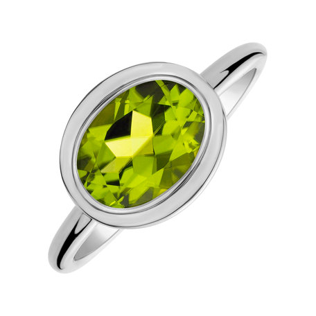 Ring with Peridot Bonbon
